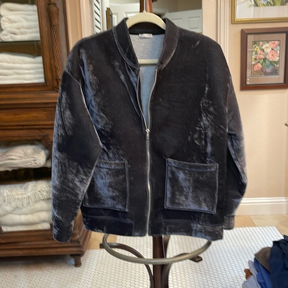 Zara velvet jacket NWOT - Picture 2 of 6